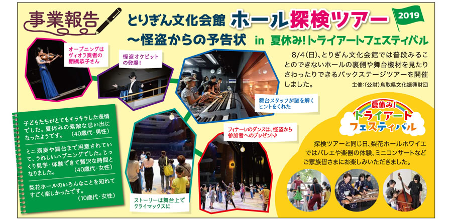 事業報告 NHK交響楽団演奏会　鳥取公演